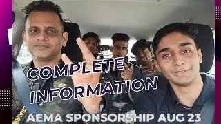 AEMA Anglo eastern Sponsorship form AUG 2023 || Syllabus and other info ||