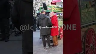 #subscribe arnold schwarzenegger and Alan Ritchson filming at the Man with the Bag movie set