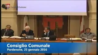 Consiglio comunale di Pordenone del 25 gennaio 2016 (integrale)