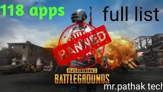 india government banned 🚫 pubg - 118  apps ban | pubg banned || mr.pathak tech