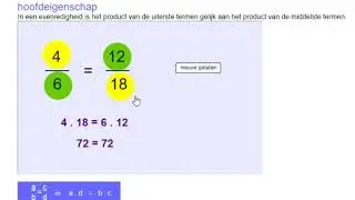 Wat is een evenredigheid