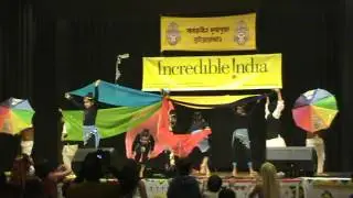 Vaidehi's Group performance in Swiss Durga Puja 2015