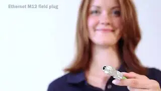 M12 X-code Ethernet field plug termination