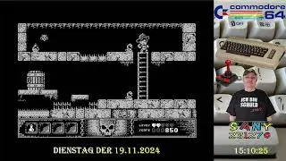 Neues Spiel f&uuml;r alte Hardware kurz vorgestellt. Demo Tony Montezuma&acute;s Gold. Hammer Spiel f&uuml;r C64.