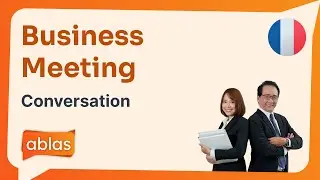 Business Meeting | French Conversation with English Translation