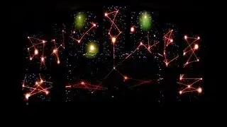 Chicago Projection Mapping - Abstract Cosmos Theme for Live Performance