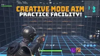 Creative Mode Aim Trainer Map! Console Friendly! - (Fortnite Battle Royale)