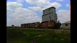 Toledo, Peoria & Western Railway 2006 + 2004 + 2014 GP20u Revenue Freight 5/27/94