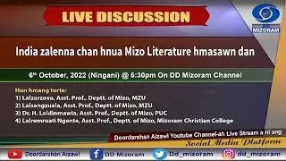 India zalenna chan hnua Mizo Literature hma a sawn dan