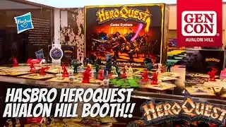 Hasbro HeroQuest Avalon Hill Booth At GenCon 2022!!