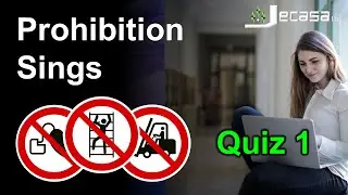Prohibition Signs - Quiz 1