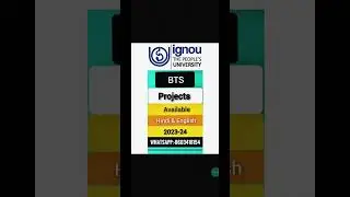 Bts ignou project available 2023-24 WhatsApp:- 8603418154. Order Now. In English and Hindi