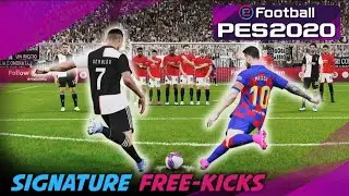 PES 2020 - Top Free kick Meilleur coup franc اجمل ركلات الحرة في لعبة بيس 20#pes20