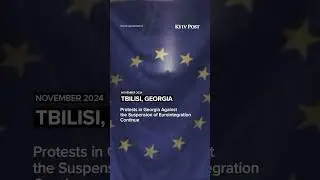 Protests in Georgia Against the Suspension of Eurointegration Continue