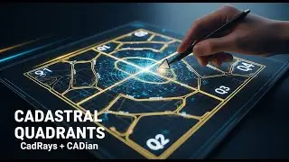 CMQuad | Fastest Way to Generate Cadastral Map Quadrants &mdash; CadRays + CADian! #gis #qgis #cadian #cad