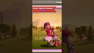I unlocked the heart hunter queen with real money #archerqueen | Clash of Clans  #shorts #coc