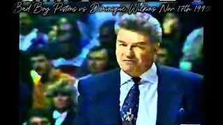 Bad Boy Pistons vs Dominique Wilkins Nov 17th 1990