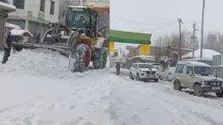 Snow Removal in Progress ❄️ | Sankoo | Kargil&ndash;Zanskar National Highway | 27 January 2026