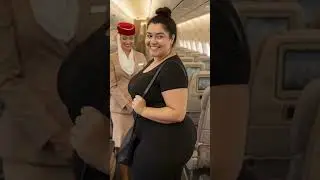 The Most Beautiful Dubai Girl in the Flight | #dubai #airhostess