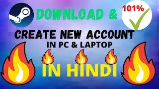 How to Download & Create a new STEAM Account in PC (VERY EASY) 🔥🔥 DOWNLOAD🔥🔥 NOW🔥🔥