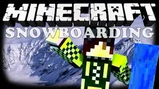 Minecraft Mini-Game #1 - Snowboarding! (Мини-игра)