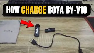 How to Charge BOYA BY-V10 Microphone Properly (Fast & Safe)