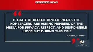 Kohberger family releases statement on plea deal