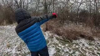 Will the little man get squirrel with a slingshot?