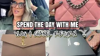 SPEND THE DAY WITH ME - CHANEL RETURN, SHOPPING, NEW YEAR'S EVE OUTFIT