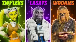 Every Alien Species in Star Wars EXPLAINED
