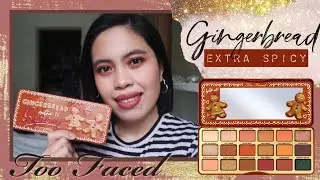TOO FACED GINGERBREAD EXTRA SPICY PALETTE REVIEW | vlogmas day 4