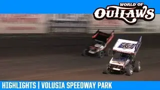 World of Outlaws NOS Energy Drink Sprint Cars Volusia Speedway Park February 8, 2019 | HIGHLIGHTS