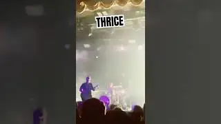 THRICE &ldquo;Deadbolt&rdquo; Live in Boston, MA. 10/11/23 #thrice #hardcorepunk #posthardcore #punk