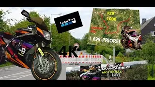 | YAMAHA FZR 1000 EXUP| Die richtige Linie auf schmalen Landstrassen #1 |