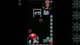 JZL FIRST CLEARS DAHWEIRDACUS THWOMP ASSISTANCE KAIZO LIVE ON STREAM! SMM2 #SHORTS