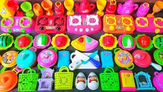 Mini Kitchen Set Cooking ASMR|1:16Minutes Satisfying With Unboxing Hello Kitty Kitchen Set Video