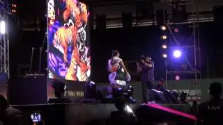 Nong Toom Entrance - Muay Thai Warriors - Chiang Mai 2013
