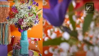 A colorful hair do Bloomtube Floral Inspiration How to make Tutorial