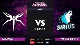 [RU] Mineski vs Team Sirius, Game 1, StarLadder ImbaTV Dota 2 Minor S2 Group Stage