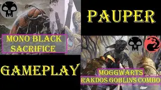 Mono Black Sacrifice Vs Moggwarts [PAUPER] | Gameplay Ao Vivo #mtgpaupergameplay #mtgpauper