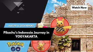 Pikachu's Magic in Yogyakarta!