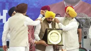 Live | CM Bhagwant Singh Mann laying foundation stone of water supply, sewerage projects