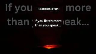 💬 Listen More, Speak Less: Watch Your Relationship Flourish! ❤️👂 #motivation #love #loveguru #facts