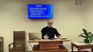 Principles of Authority. Sun 2nd hr 11/30/25 | Faith Bible Church of West Babylon, NY.