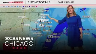 November snowstorm continues into morning commute in Chicago