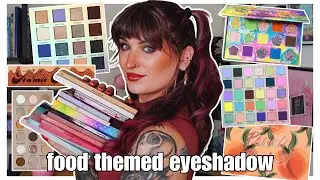 all of my FOOD themed palettes