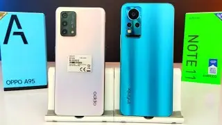 Infinix Note 11 VS Oppo A95 | Comparison & Speed Test | Which is Better | G88 VS Snapdragon 662 |