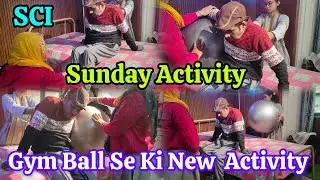 3 Interesting Activities to do from a gym/exercising ball and their advantages!! || SCI activities 
