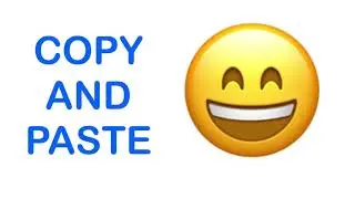 Grinning face with smiling eyes EMOJI ( APPLE ) - COPY and PASTE EMOJIS 😄