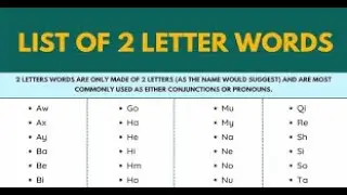 English two letters word | English two letters words | English two letters word | English two letter